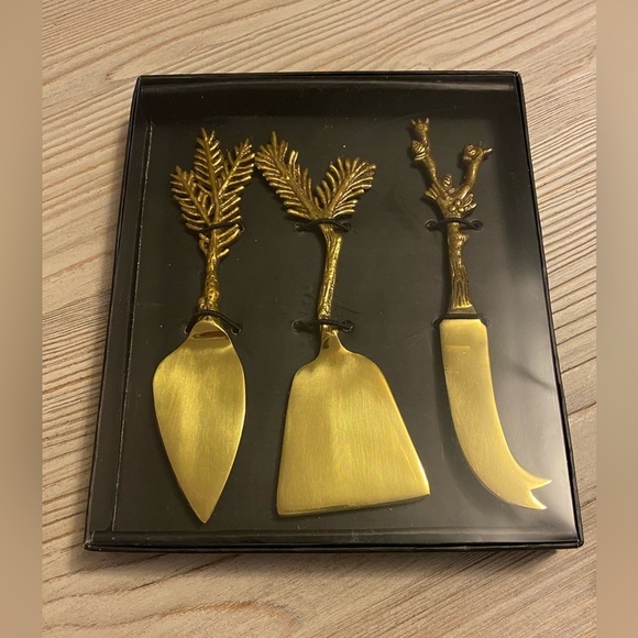 Anthropologie Cheese Knife Set NIB - Picture 2 of 7